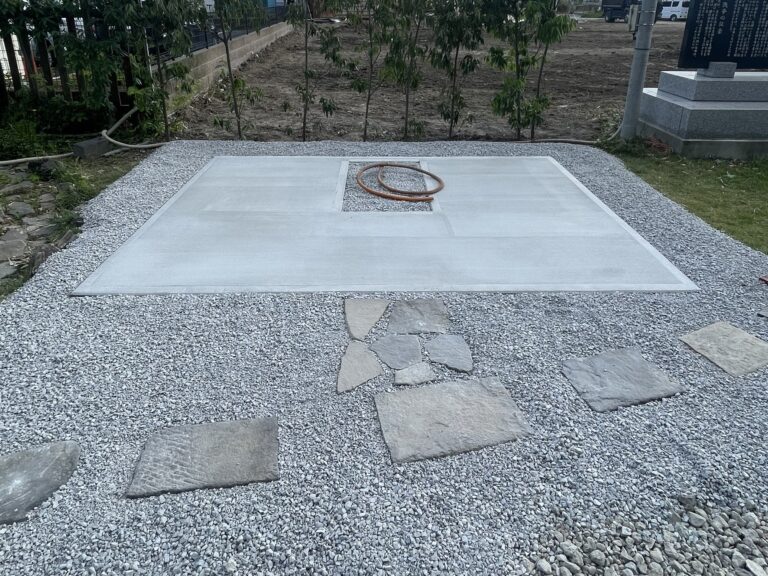 2024/5/25 コンクリート土台枠取外し・土台完成